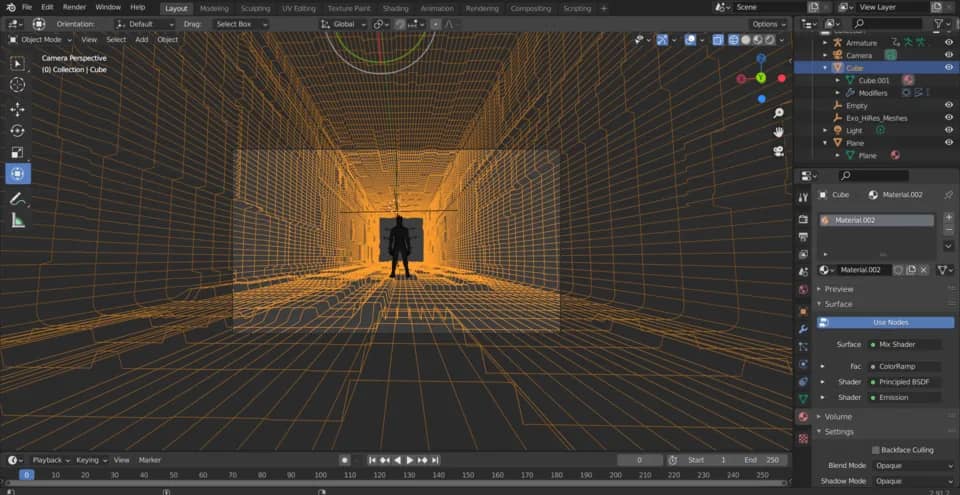 Holographic render 3